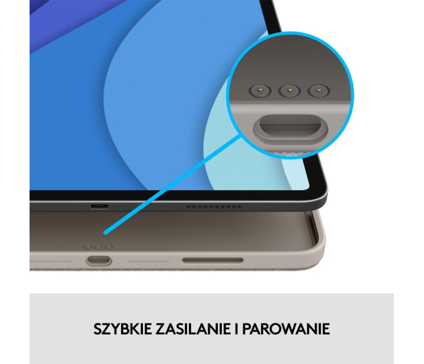 Logitech Combo Touch iPad Pro 12.9" (5. gen) piaskowy - 678736 - zdjęcie 11